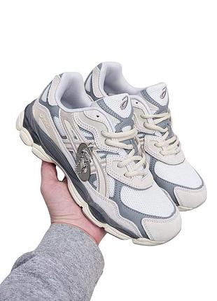 Кросівки asics gel nyc світлі (унісекс)🔥