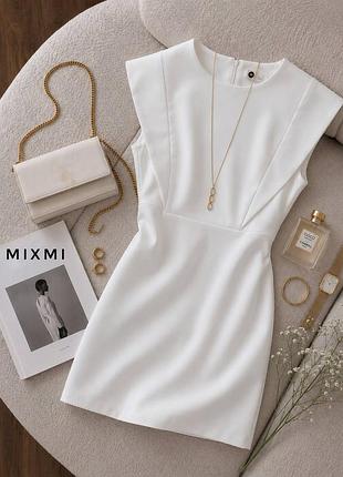 Платье мини лён 8