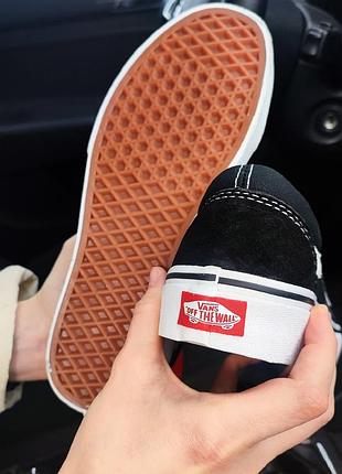 Кеди vans old skool чорні з білим