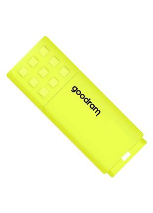 Флеш память usb goodram 8гб ume2 yellow usb 2.0 (ume2-0080y0r11)