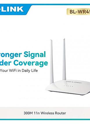Роутер маршрутизатор lb-link bl-wr450h 2.4ghz 300 mbps 4*5dbi усиленные антенны 2lan+1wan
