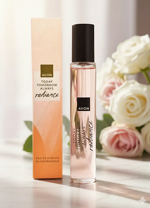Парфумна вода tta radiance, 10 мл avon / ейвон радіанс, тудей