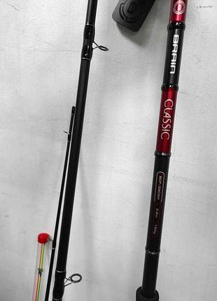 Рыболовное удилище спиннинг удочка б/у brain classic bcf-390xh 3.90m 150g