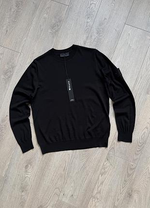 Светр stone island чорного кольору