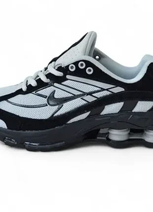 Кроссовки мужские nike shox ride 2 sp gray black серые с черным