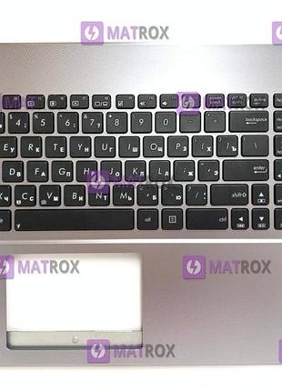 Передняя панель для asus x550z, r510z, f550z, a550z, k550z серебристый