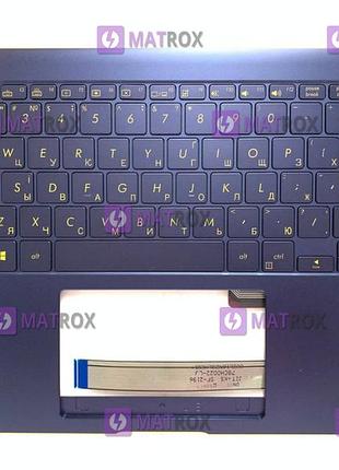 Передня панель до asus zenbook flip s, ux370ua, ux370uaf, ux370ua блакитний