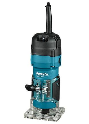 Профессиональный электрический фрезер makita mt m3702b : 530 вт, 6 цанга (m3702b)