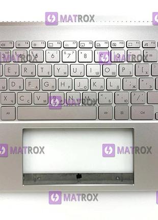 Передняя панель для asus zenbook ux325, ux325ea, um325u, u3700j, um325sa серебристый