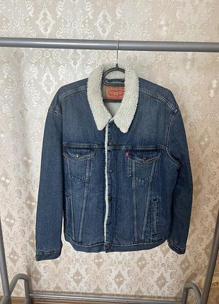 Чоловіча  джинсова курточка levi’s.розмір хл