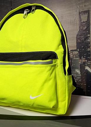 Яркий мини-рюкзак nike brasilia jdi mini - неоновый (оригинал) артикул: ba4606-701.материал: 100% полиэстер