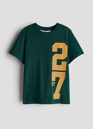 Футболка темно-зелена h&amp;m