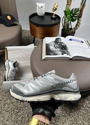 Мужские кроссовки salomon xt-4 carbon silver beige