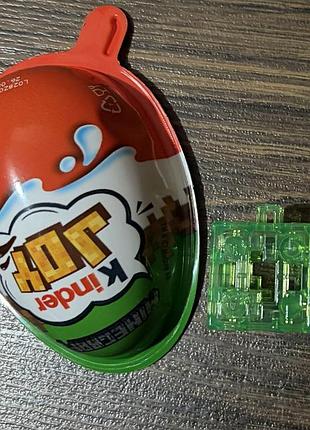 Блок слизи слайма фігурка kinder joy minecraft