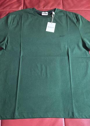 Футболка мужская зеленая gant, р.xxl