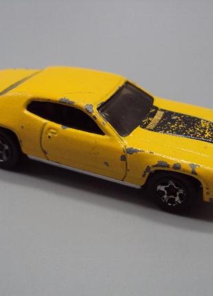 Машинка модель автомобиль hot wheels yellow 71 plymouth#x желтый плаймонт No19055с