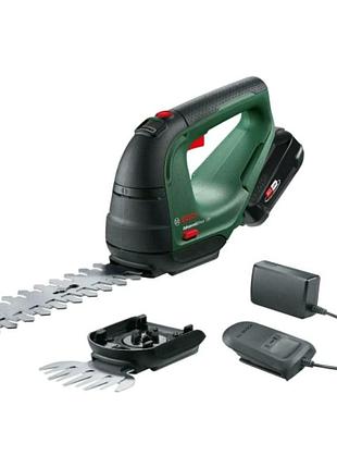Акумуляторні ножиці для трави bosch advanced shear 18v-10 (акб і зп) (0600857000)