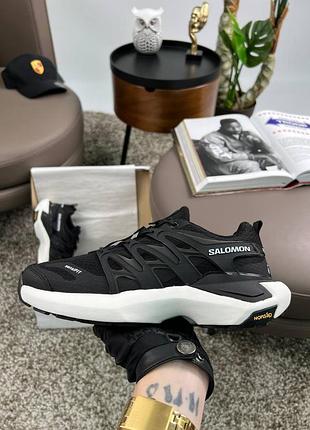 Мужские кроссовки salomon xt pu.re advanced black white распродаж
