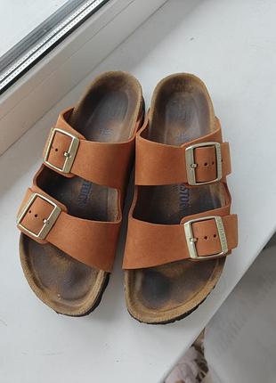 Birkenstock нубук pecan