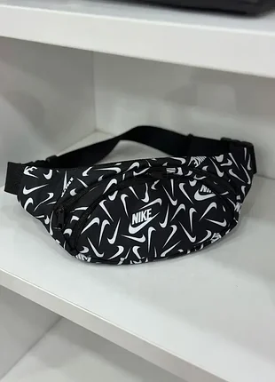 Бананка черная nike сумка через плечо найк бананка мужская женская найк