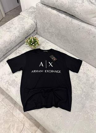 Футболка в стилі armani exchange