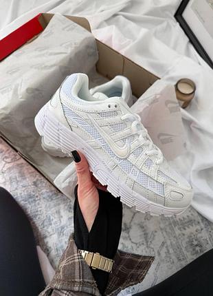 Nike p-6000 triple white
