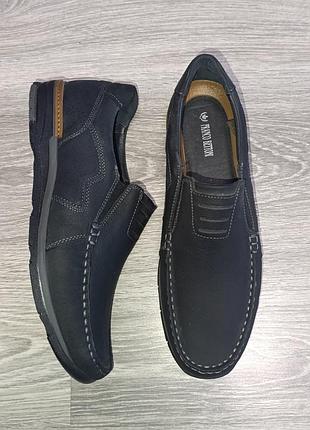 Мокасины franco bettoni из нубуковой кожи comfort.