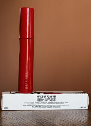 Make up for ever volume artist mascara туш для вій чорна