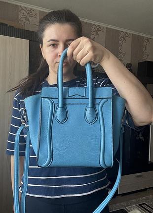 Сумка блакитна 10