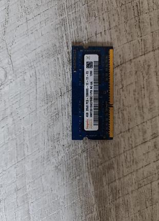 Планка памяти для ноутбука ddr3 hunix korea 01 4gb 2r*8 pc3-10600s