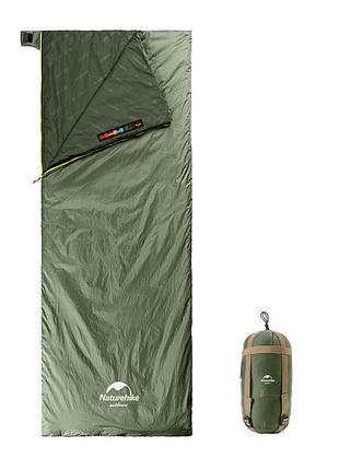 Спальник ковдра naturehike lightweight summer lw180 nh21msd09 m, лівий, межа нижньої температури -3 ° c, 190 х 75 см