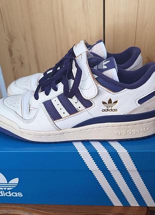 Кроссовки аdidas forum 84 low gw2009, white/purple, оригинал, р.43