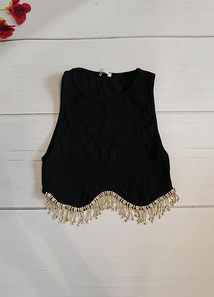 Шикарный топ черного цвета от zara