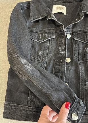 Джинсова куртка zara 4