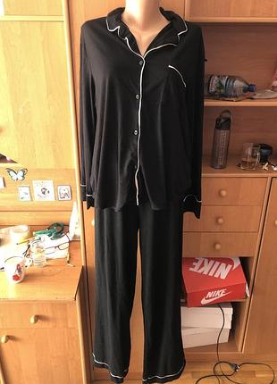 Пижама, комплект, размер м 100% коттон, h&m.