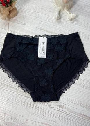 Трусики женские из тележки декорированы кружевом finella размер xl 90395