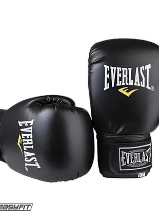 Боксерские перчатки everlast 12 унций (12 oz) черные