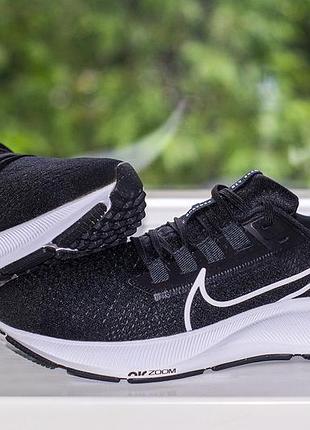 Кроссовки nike air zoom pegasus 38 ws cw7358-002 black/white 38 р. оригинал