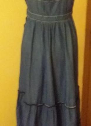 Джинсовый сарафан h&amp;m l 4