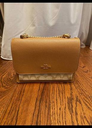 Сумка coach нова, натуральна шкіра