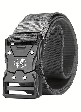 Тактический ремень с быстросъемной пряжкой на кнопке tactical belt тактический ремень серый