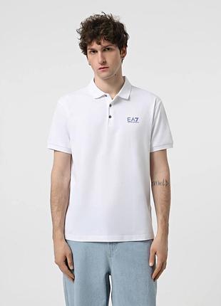 Футболка поло emporio armani 3xl армані еа7 нова оригінал біла