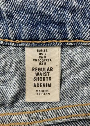 Джинсовые шорты h&m 6