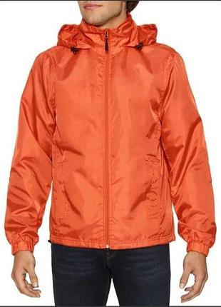 Gildan hammer unisex windwear
jacket легкая ветровка для защиты от
ветра и легкого дождя 50-52 размер