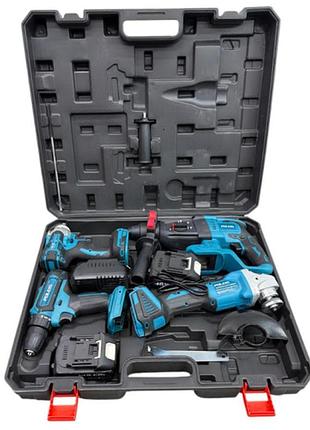 Набір акумуляторного інструменту 4в1 op tool set 24v з 2 акб 1300mah / art-8015