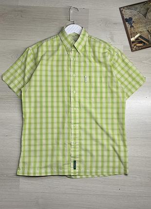 Чоловіча стильна сорочка ben sherman ben sherman чудова якісна бавовняна сорочка, оригінал, насичений колір, класичний фасон, розмір m–l (ua 48–50)