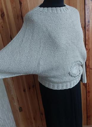 Свитер вязаный handmade 2