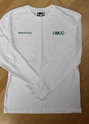 Білий лонгслів houd london "weekend project" 3