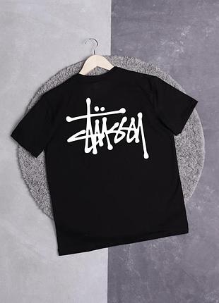 Футболка stussy logo футболка стусси футболка мужская stussy футболка с логотипом стусси футболка на лето stussy