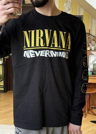Лонгслів nirvana (album nevermind) | official merchandise 2